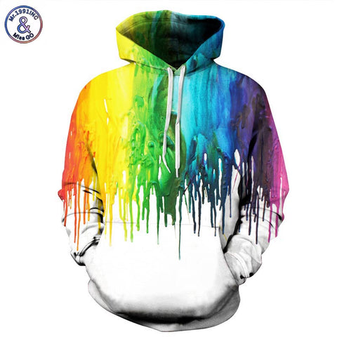 3D Splash Paint Hoodies