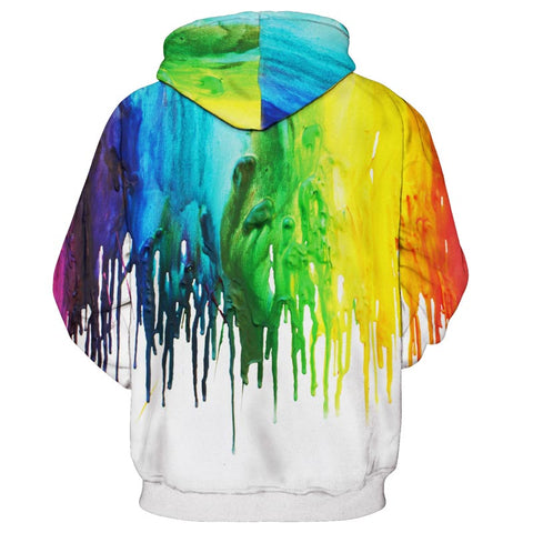 3D Splash Paint Hoodies