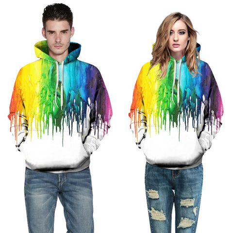 3D Splash Paint Hoodies