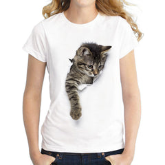 3D Cat T shirt